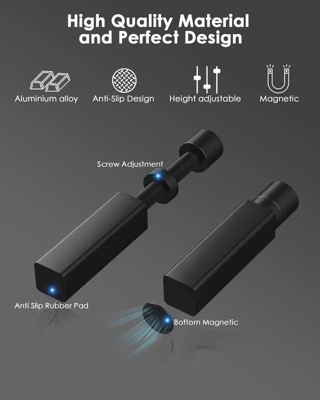Alt view image 3 of 6 - GPU Support Bracket, Gpu Anti Sag Bracket, GPU Support Magnetic Base and Anti-Slip Pad, L(74mm-120mm)