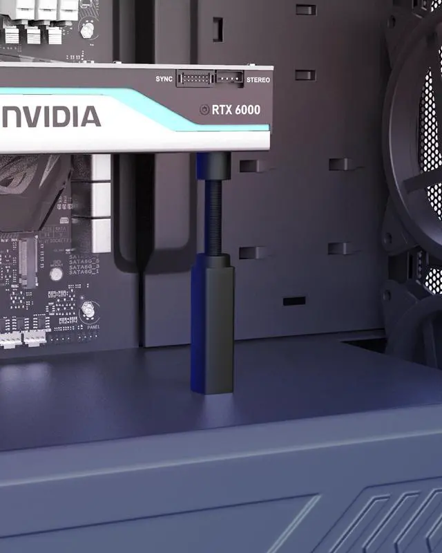 Alt view image 6 of 6 - GPU Support Bracket, Gpu Anti Sag Bracket, GPU Support Magnetic Base and Anti-Slip Pad, L(74mm-120mm)