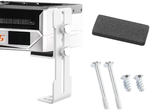 Main image of GPU Support Bracket, Graphics Card Support,Video Card Holder Bracket,Adjustable GPU Anti Sag Brace 6-96mm (White)