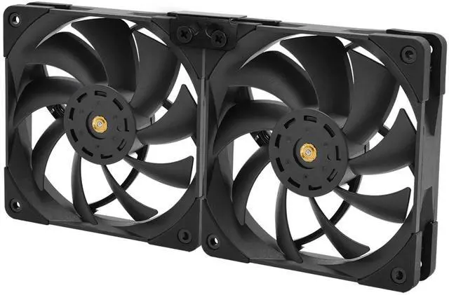 Alt view image 4 of 4 - Fan Bracket Dual Fan Computer Radiator Holder for Video Card Cooling DIY Support 80MM/90MM/120MM/140MM (4 Pcs)