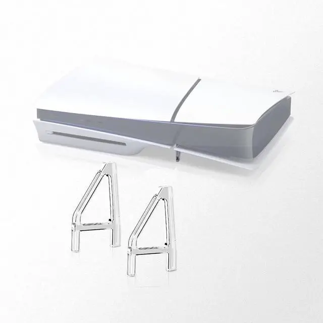 Main image of Stand for PS5 Slim, for ps5 pro Cooling Feet, Horizontal Placement Bracket Holder for PS5 Slim Console Flat Stand (Disc Edition-A)