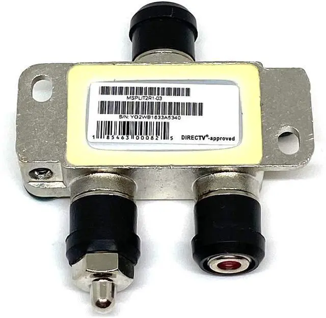 Alt view image 2 of 5 - SWM Approved 2-Way Wide Band Splitter (2-Pack)