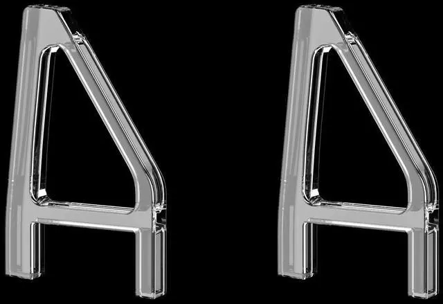 Alt view image 3 of 4 - Stand for PS5 Slim, for ps5 pro Cooling Feet, Horizontal Placement Bracket Holder for PS5 Slim Console Flat Stand (Disc Edition-A)
