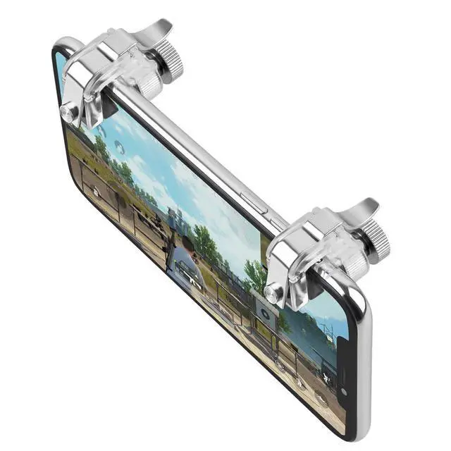 Alt view image 5 of 7 - Newseego for Mobile Game Controllers, Phone Triggers for Mobile Phone, Sensitive Controller Joysticks Aim & Fire Trigger Keys for Rules of Survival (1 Pair Mobile Triggers)