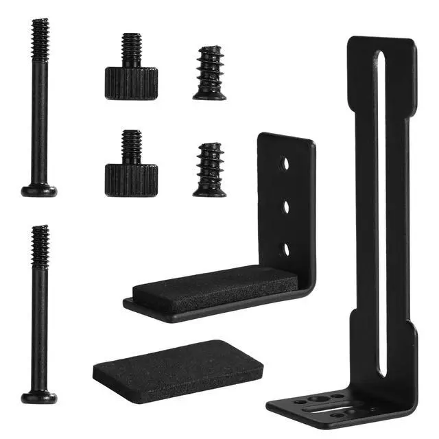 Alt view image 3 of 7 - Graphics Card Bracket, Durable GPU Support Bracket with Metal Screws & Gasket GPU Anti-Sag Stand Holder Mount for PC Build Gaming Computer Setup (Black)