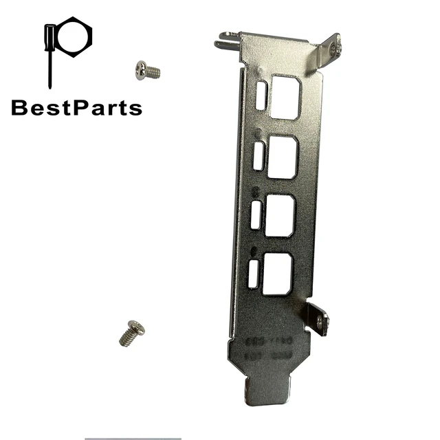 Alt view image 3 of 4 - New Low Profile Short Bracket Replacement for NVIDIA Quadro K1200 NVS 510 P400 P600 P620 P1000 K1200 NVS510 T600 T1000 with 2X Screws