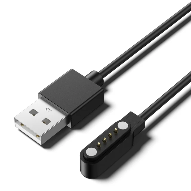 Alt view image 7 of 7 - 4pin Magnetic Charging Cable for Sedzofan Y16B Kids Smart Watch Charger USB Charging Cord