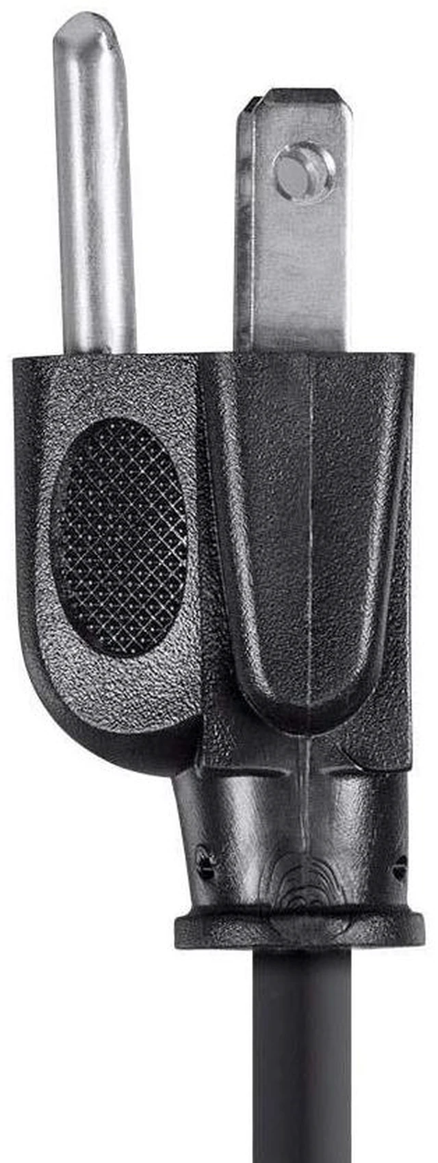 Alt view image 5 of 6 - 6ft 14AWG Right Angle Power Cord Cable w/ 3 Conductor PC Power Connector Socket (C13/5-15P) - Black