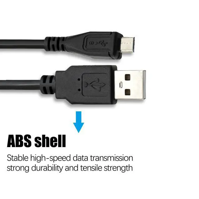 Alt view image 3 of 5 - Micro USB Charging Cable Compatible with Bose Quietcomfort 35, QC35 II, QC25, QC20, QC20, QC20I and SoundLink Wireless Headphones