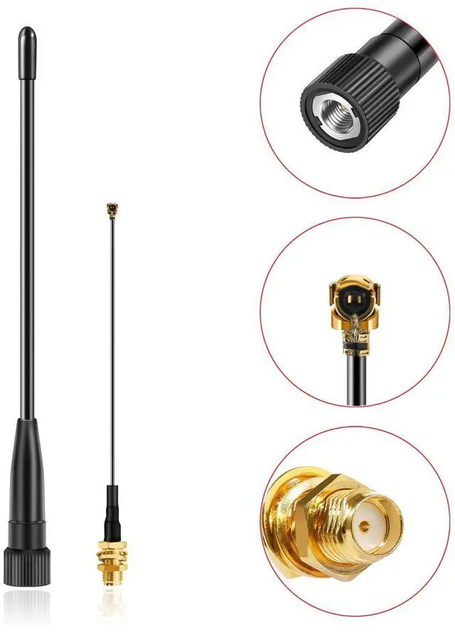 Alt view image 4 of 7 - Meshtastic 915MHz LoRa Whip Antenna 10dBi Gain, 17cm Long Range SMA Male Omni Antenna (2 Sets), Slinkdsco