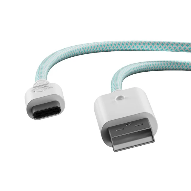 Alt view image 3 of 7 - USB-C Cable for G7 SE, G7, T4 Kaleid (White & Cyan)