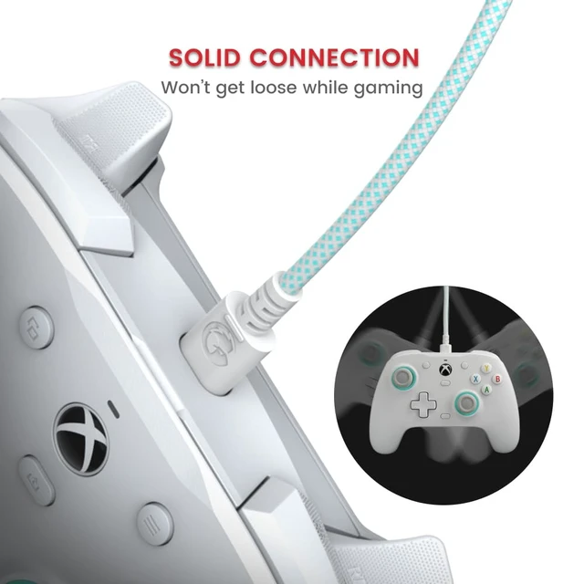 Alt view image 5 of 7 - USB-C Cable for G7 SE, G7, T4 Kaleid (White & Cyan)