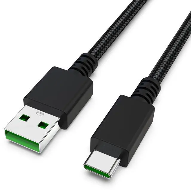 Main image of USB C Data Charging Cable Cord Compatible with Razer Wolverine V2 Pro Chroma/BlackWidow V3 Pro/Deathstalker V2 Pro, Ducky One 2 Mini/One 2 Pro Mini Mechanical Keyboard