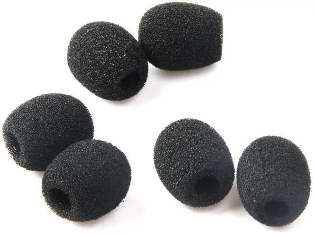 Alt view image 4 of 7 - 18Pcs Lapel Microphone Clips Replacement Kit, 6Pcs Lavalier Mic Clips Metal Tie Clips Lavalier Microphone Clips, 6Pcs Windscreen Foam Cover and 6Pcs Plastic Wire Clips