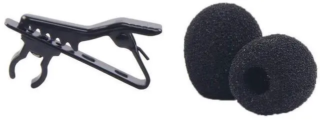 Alt view image 5 of 7 - 18Pcs Lapel Microphone Clips Replacement Kit, 6Pcs Lavalier Mic Clips Metal Tie Clips Lavalier Microphone Clips, 6Pcs Windscreen Foam Cover and 6Pcs Plastic Wire Clips