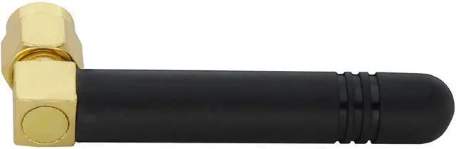 Alt view image 3 of 7 - SMA Male Antenna 850-2100/2400 MHz Omnidirectional Antenna with L-Type Connector, 2.5 dBi Gain, GSM CDMA WCDMA (2 Pack)
