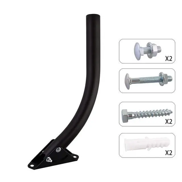 Alt view image 3 of 7 - Outdoor TV Antenna Mount, Weatherproof, Universal Fit | Adjustable Attic/Outdoor Mounting Pole, Easy Installation, Solid Structure, Perfect for Most Antennas and Weather Stations