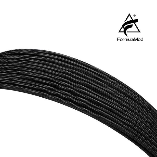 Alt view image 3 of 7 - Sleeve Extension Power Supply Cable Kit 18AWG ATX 24P+ EPS 8-P+PCI-E8-P with Combs for PSU to Motherboard/GPU (Black)