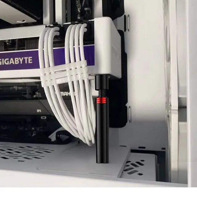 Alt view image 2 of 6 - Graphics Cards GPU Brace Support Adjustable Height 49mm-80mm Video Cards Sag Holder Bracket Stand with Magnetic Black