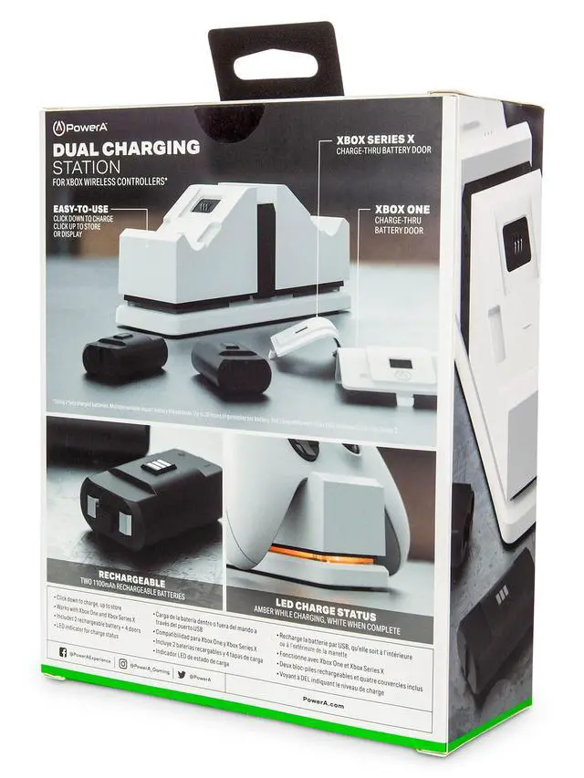 Alt view image 7 of 7 - Dual Charging Station for Xbox Series X|S - White