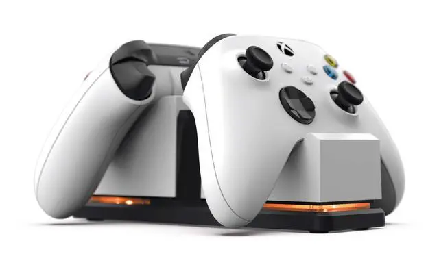 Alt view image 4 of 7 - Dual Charging Station for Xbox Series X|S - White