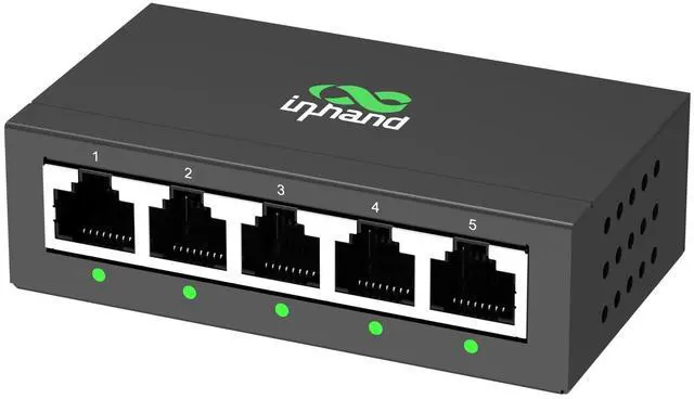 Main image of ES220-5T 5-Port Unmanaged Gigabit Switch | Plug and Play Network Extender | Fanless Metal Casing for Business, Office & Home Network