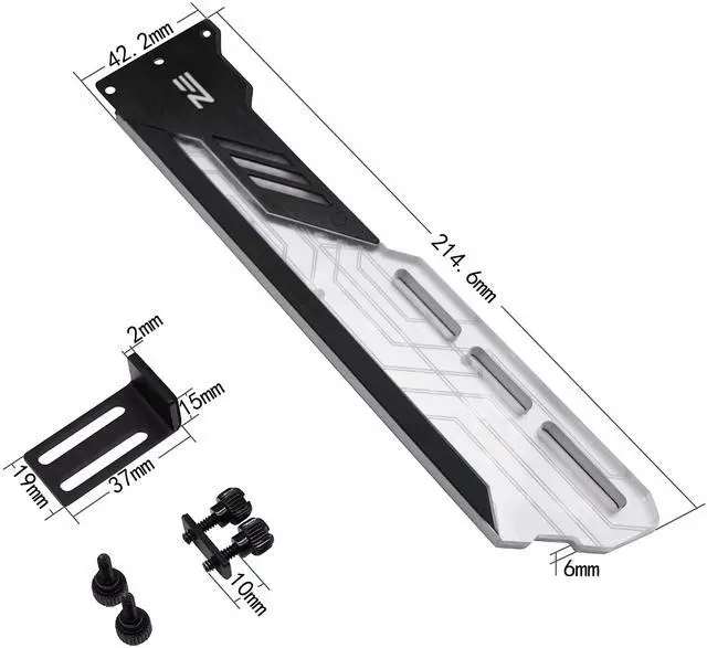 Alt view image 3 of 7 - RGB GPU Holder 5V 3-Pin Colorful RGB Graphics Card GPU Support Video Card Holder Bracket, Video Card Sag Holder/Holster Bracket- 309-1