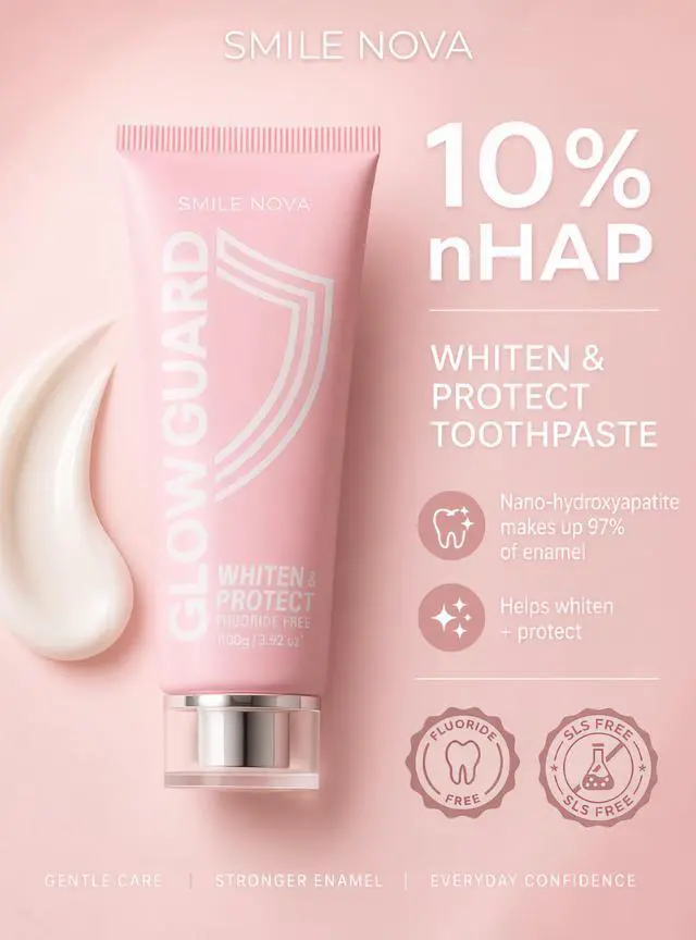 Alt view image 6 of 7 - Sonic Lux Pink Electric Toothbrush for Adults Luxury Rechargeable Sonic Electric Toothbrush with Travel Case with GlowGuard Nano-Hydroxyapatite Whitening Toothpaste & 6 Brush Heads