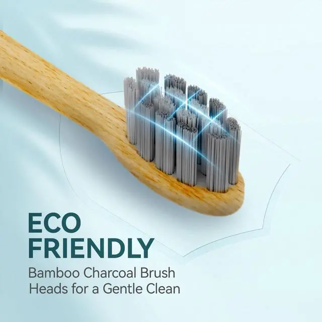 Alt view image 3 of 7 - Sonic Electric Toothbrush with Bamboo Heads, Black