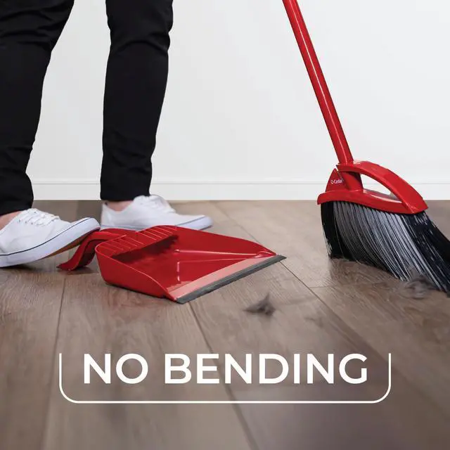 Alt view image 4 of 7 - Pet Pro Broom with Step-On Dustpan | Remove 99% with One Sweep | Removes 3 Times More Pet Hair | Quiet Cleaning Tool for Cat and Dog Owners