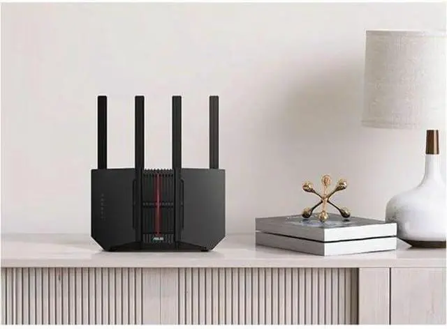 Alt view image 2 of 7 - ASUS RT-BE92U WiFi 7 Router - Tri-Band (6GHz), 9.7 Gbps, x2 WAN, Mesh