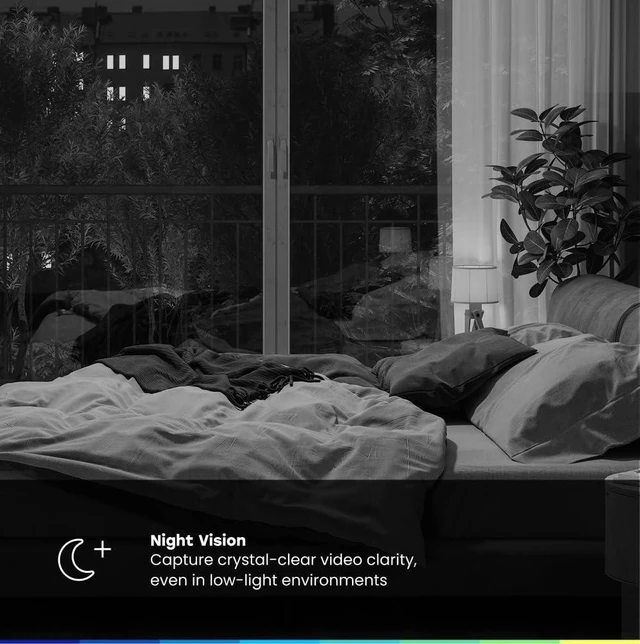 Alt view image 6 of 7 - myQ Smart Indoor Security Camera 1080p HD Video, Night Vision, Motion Detection, Wi-Fi, Two-Way Audio, Smartphone Control