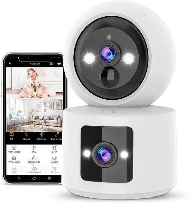 Main image of VSTARCAM WiFi Indoor Camera, Indoor Camera Battery Powered, Cameras for Home Security with AI Motion Detection, One-Touch Call, Pet/Baby Monitor, Color Night Vision