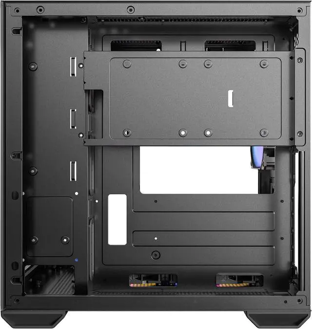 Alt view image 5 of 7 - ANTEC CX60M ARGB PC Case Mini Tower Micro-ATX Black