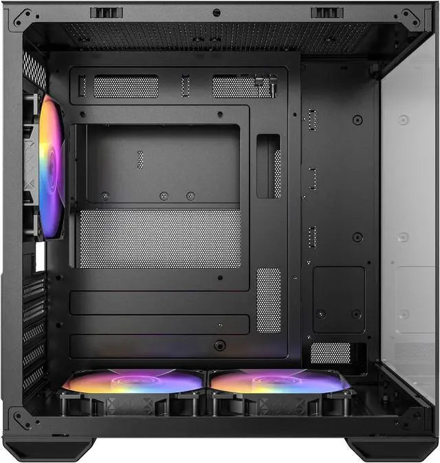 Alt view image 7 of 7 - ANTEC CX60M ARGB PC Case Mini Tower Micro-ATX Black