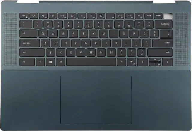 Main image of BestParts Palmrest Top Cover with Backlit US Keyboard Touchpad Fits for Dell Inspiron 16 7620 2-in-1 16" Blue - HH9P4 0HH9P4