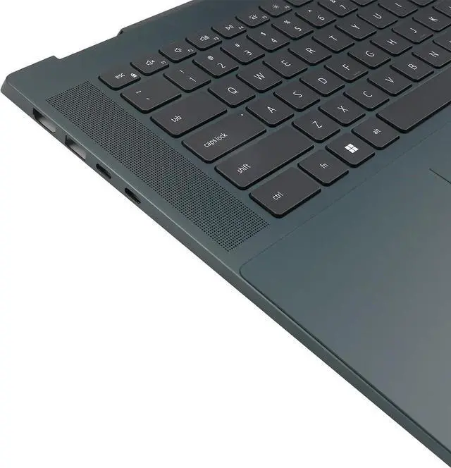 Alt view image 2 of 7 - BestParts Palmrest Top Cover with Backlit US Keyboard Touchpad Fits for Dell Inspiron 16 7620 2-in-1 16" Blue - HH9P4 0HH9P4