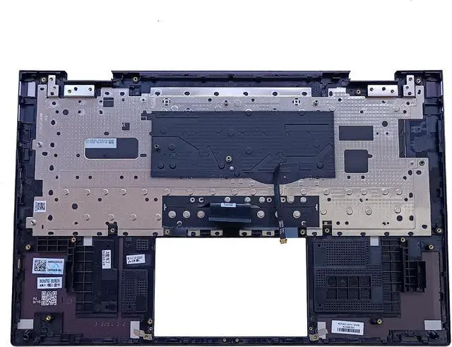Alt view image 2 of 7 - Replacement for HP Envy 15-EW 15-EY 15-EY0023DX 15-EY0013DX TPN-C157 Laptop Upper Case Palmrest Backlit Keyboard Assembly Part N15946-001 Top Cover Black
