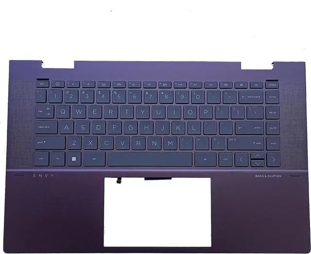 Main image of Replacement for HP Envy 15-EW 15-EY 15-EY0023DX 15-EY0013DX TPN-C157 Laptop Upper Case Palmrest Backlit Keyboard Assembly Part N15946-001 Top Cover Black