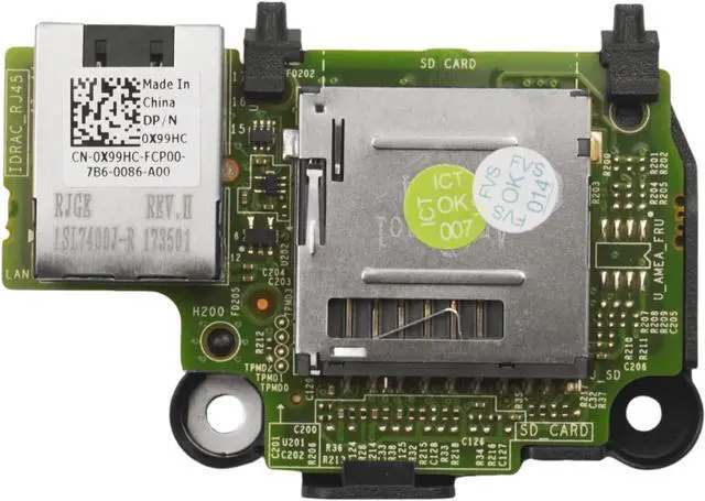 Main image of iDRAC8 Enterprise Remote Management Card Remote Access Port Replacement for DELL R430 R530 T430 Poweredge Server 0X99HC X99HC 0R2PRC R2PRC