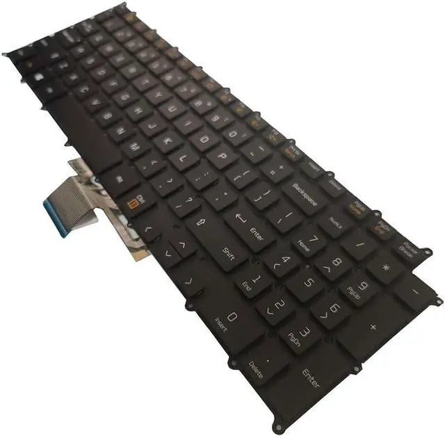 Alt view image 3 of 4 - New Keyboard Compatible with L-G gram 17Z90N 17Z95N 17T90N -V English US Backlit US Black Laptop