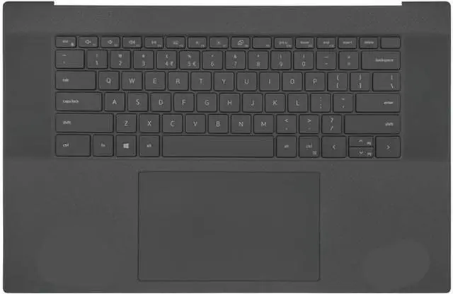 Alt view image 4 of 4 - Compatible with Laptop Keyboard and Palmrest Assembly with Touchpad 9700 5750 Series W20R5