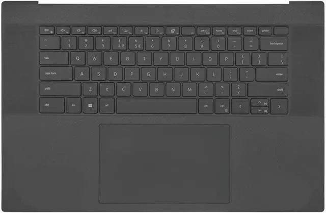 Alt view image 3 of 4 - Compatible with Laptop Keyboard and Palmrest Assembly with Touchpad 9700 5750 Series W20R5