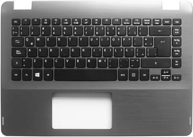 Main image of OEM 98% Latin Keyboard for Acer Aspire R14 R3-431T R3-471T R3-471TG with Palmrest Cover - No Touchpad - Black Accessories