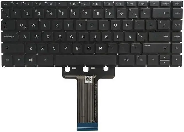 Alt view image 3 of 3 - OEM Latin/Spanish Laptop Keyboard for HP Pavilion 14-BS 14-BA 14M-BA 14-BW 14G-BR 14-BP 14T-BA 14M-BA 14-BF 240 G6 245 G6 - Black Replacement Keyboard Accessories(Latin Keyboard)