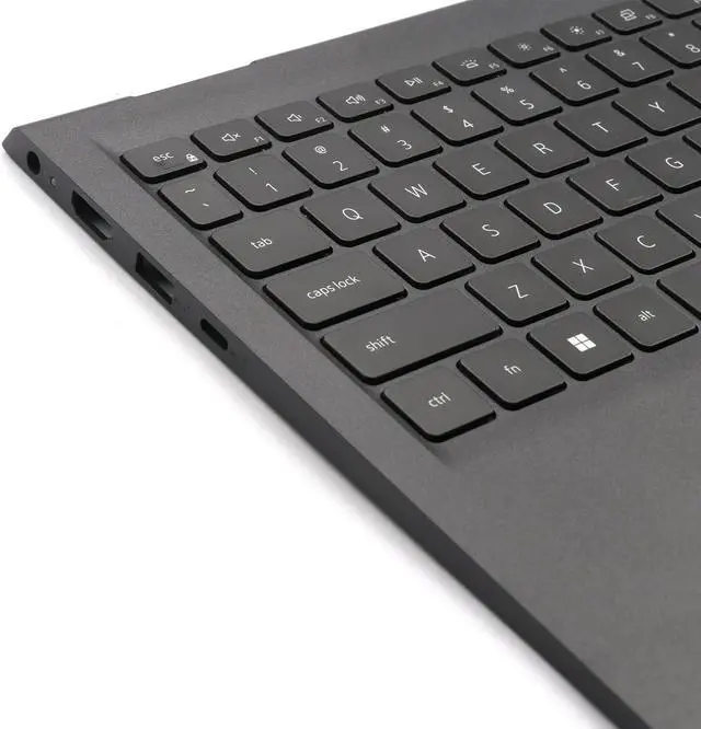 Alt view image 3 of 7 - BestParts Palmrest with Backlit Keyboard Assembly Replacement for Dell Inspiron 15 3520 3525 3530 3535 (with USB-C) Laptop - 5MD22
