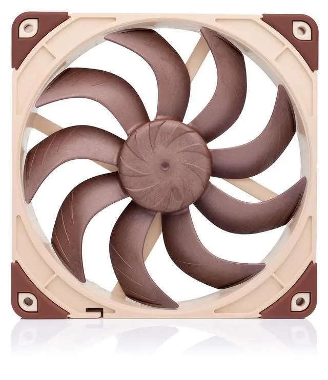 Alt view image 2 of 7 - Noctua NF-A14x25 G2 PWM Sx2-PP, Dual Fan Set for Push-Pull and Side-by-Side Applications (Brown)