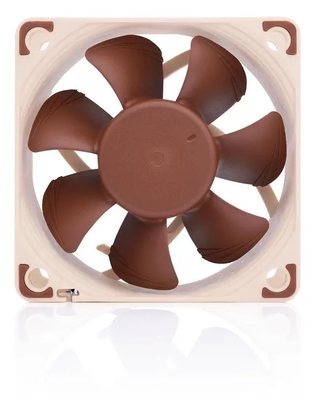 Alt view image 3 of 6 - Noctua NF-A6x25 PWM, Premium Quiet Fan, 4-Pin (60mm, Brown)