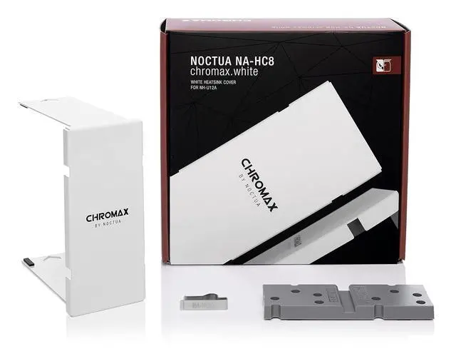 Alt view image 3 of 6 - Noctua NA-HC8 chromax.white, Heatsink Cover for NH-U12A (White)