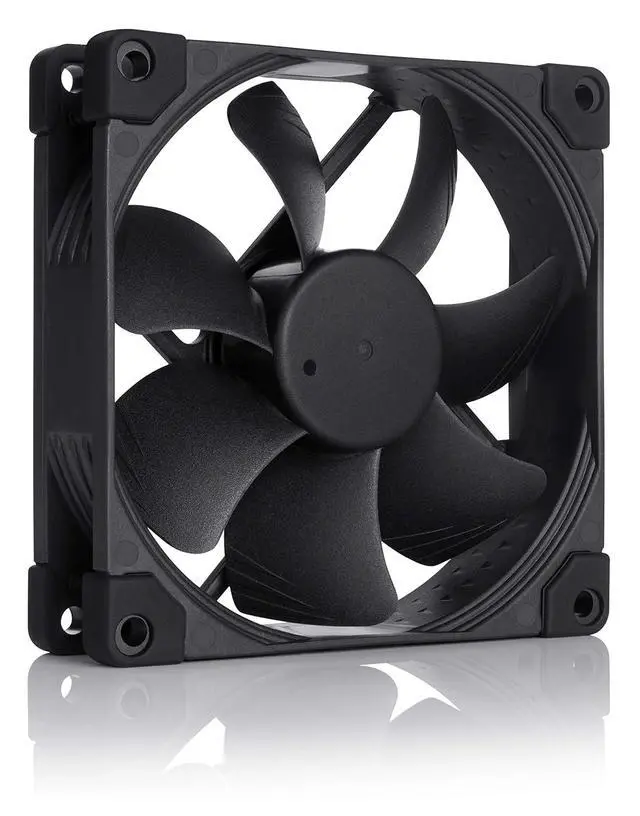 Alt view image 2 of 7 - Noctua NF-A9 PWM chromax.Black.swap, Premium Quiet Fan, 4-Pin (92mm, Black)